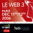 Le Web 3 - Paris, Dec 11-12, 2006