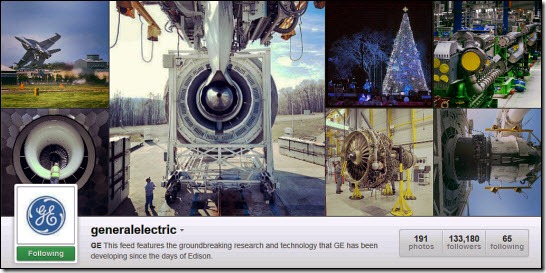 GE Instagram GE Instagram