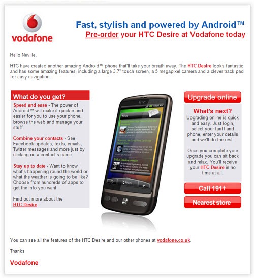 vodafonedesireemail vodafonedesireemail